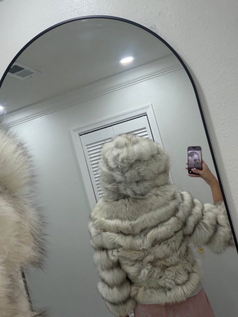 Fox fur coat